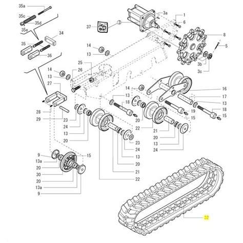 yanmar track parts